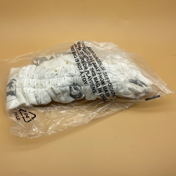 Kate Quinn knot top elastic headband | sun & moon night sky | organic cotton - L - Picture 4 of 4